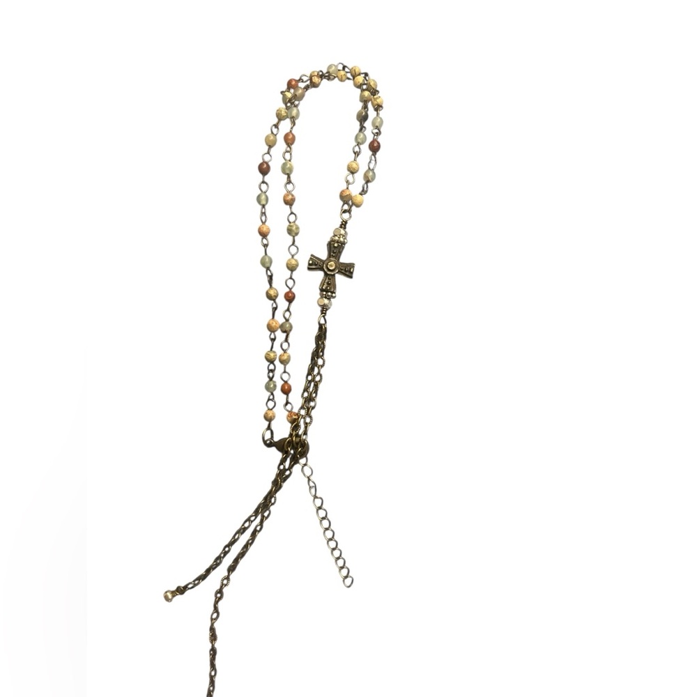GUC~ 20” adjustable multi colored adjustable necklace.
